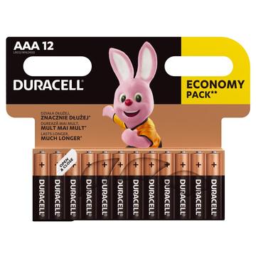 Duracell Basic LR03/AAA Baterii alcaline - 12 buc.