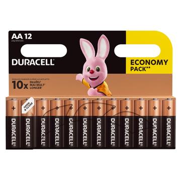 Duracell Basic LR6/AA Baterii alcaline - 12 buc.