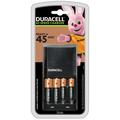 Încărcător de baterii Duracell CEF27 Hi-Speed cu 2 baterii AAA, 2 baterii AA