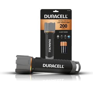 Duracell LED Lanternă cu 4 moduri de iluminare - 200lm