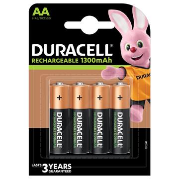 Duracell Recharge R6/AA Baterii reîncărcabile 1300mAh - 4 buc.