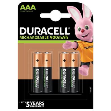 Duracell Recharge Turbo R03/AAA Baterii reîncărcabile 900mAh - 4 buc.