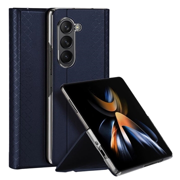 Husă Flip Samsung Galaxy Z Fold5 - Dux Ducis Bril - Albastru