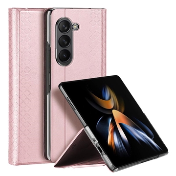 Husă Flip Samsung Galaxy Z Fold5 - Dux Ducis Bril - Roz