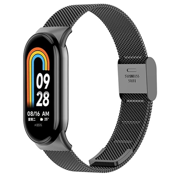 Xiaomi Smart Band 8 Curea Elegantă din Plasă din Oțel Inoxidabil