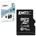 Card Memorie Emtec Classic Class 10 MicroSD - ECMSDM64GXC10CG - 64GB