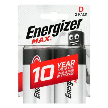 Baterii alcaline Energizer Max LR20/D - 2 buc.