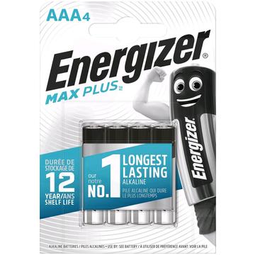 Baterii alcaline Energizer Max Plus LR03/AAA - 4 buc.