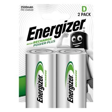 Energizer Recharge Recharge Power Plus Baterii reîncărcabile R20/D 2500mAh - 2 buc.