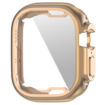 Husă TPU cu Ecran Protecţie Apple Watch Ultra/Ultra 2 - Enkay - 49mm - Auriu