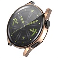 Husă cu Sticlă Temperată Huawei Watch GT 3 - Enkay - 46mm - Auriu Roze