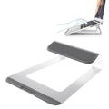 Suport / suport ergonomic pentru laptop din aliaj de aluminiu - argintiu