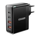 Încărcător rapid Essager ES-CD37 100W - EU Plug - Negru