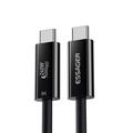 Essager Thunderbolt 4.0 USB-C Cable 1m - Încărcare rapidă 240W, Video 8K 60Hz - Negru