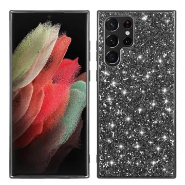 Husă Hibrid Samsung Galaxy S23 Ultra 5G - Glitter - Negru