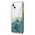 Husă Hibridă pentru iPhone 14 Plus - Marble Pattern - Verde