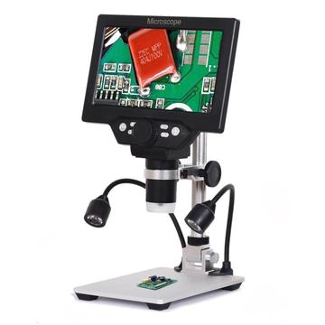 G1200D Microscop digital cu ecran LCD de 7", lumină LED - 12MP