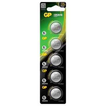 Baterii GP Mini CR2016 Button Cell - 5 buc.