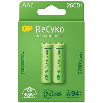 GP ReCyko 2700 Baterii AA reîncărcabile 2600mAh