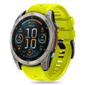 Curea de linie din silicon Garmin Fenix 5/6/6 Pro/7/8/E Tech-Protect - 47mm - Lămâie verde