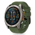 Curea de linie din silicon Garmin Fenix 5/6/6 Pro/7/8/E Tech-Protect - 47mm - Verde militar