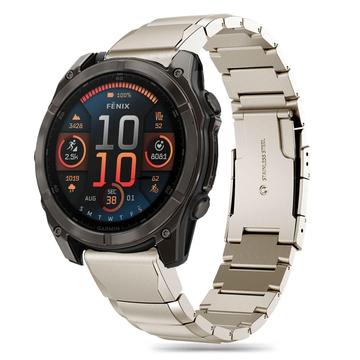 Garmin Fenix 5X/5X Plus/6X/6X Pro/7X/8 Tech-Protect SteelBand curea din oțel inoxidabil - 51mm - Titan