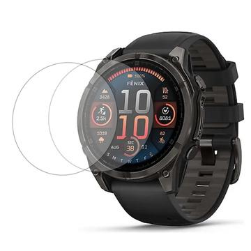 Geam Protecție Ecran - 9H - Sticlă Temperată Garmin Fenix 8 - 47mm - 2 Buc.