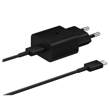 Încărcător Rapid de Voiaj cu Cablu USB-C - Samsung EP-T1510XBEGEU - 15W