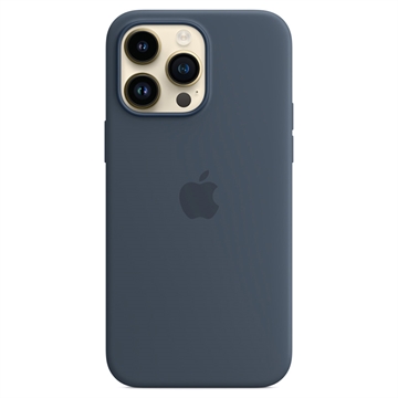 Husă Silicon iPhone 14 Pro cu MagSafe - Apple MPTF3ZM/A - Storm Blue