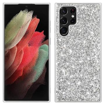 Husă Hibrid Samsung Galaxy S23 Ultra 5G - Glitter - Argintiu