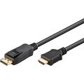 Goobay Cablu DisplayPort la HDMI - UHD, 4K @ 60 Hz - 1m