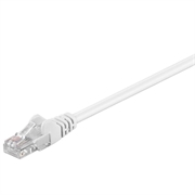 Cablu de Rețea Goobay RJ45 U/UTP CAT 5e - 10m - Alb