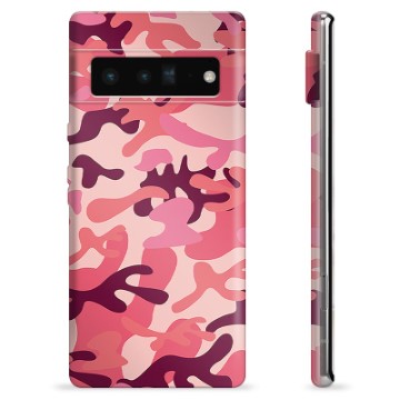 Husă TPU - Google Pixel 6 Pro - Camuflaj Roz