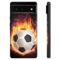 Husă TPU - Google Pixel 6 - Fotbal în Flăcări