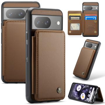 Google Pixel 8 Caseme C22 Case RFID Card Wallet - maro