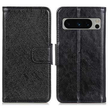 Husă Portofel Cu Funcție Stand Google Pixel 8 Pro - Elegant - Negru