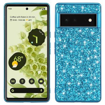 Husă Hibrid Google Pixel 8a - Glitter - Albastru