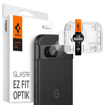 Protector pentru obiectivul camerei foto Google Pixel 8a Spigen Glas.tR Ez Fit Optik - transparent