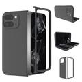 Husă Plastic Cauciucat Google Pixel 9 Pro Fold - Negru