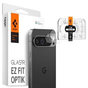 Protector pentru obiectivul camerei foto Google Pixel 9 Pro Spigen Glas.tR Ez Fit Optik - 2 Buc. - transparent