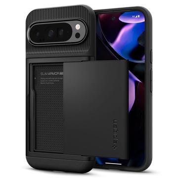 Husă Google Pixel 9 Pro XL - Spigen Slim Armor CS - Negru