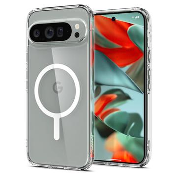 Husă Google Pixel 9 Pro XL - Spigen Ultra Hybrid Mag - Alb / Transparent