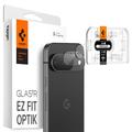 Protector pentru obiectivul camerei foto Google Pixel 9 Spigen Glas.tR Ez Fit Optik - 2 Buc. - transparent