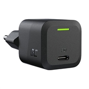 Green Cell Power GaN Charger 33W - Încărcător rapid USB-C compact pentru laptop, MacBook, iPhone, tabletă, Nintendo Switch - negru