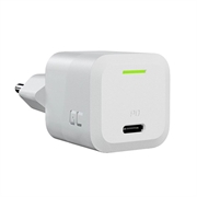 Green Cell Power GaN Încărcător 33W - Încărcător rapid USB-C compact pentru laptop, MacBook, iPhone, tabletă, Nintendo Switch - alb