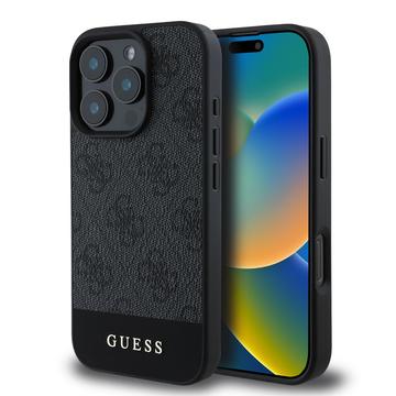 Husă Hibrid iPhone 16 Pro - Guess 4G Stripe - Gri