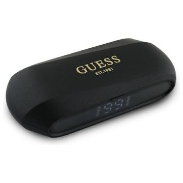 Căști fără fir cu carcasă de încărcare Guess Elongated Metallic Printed Logo