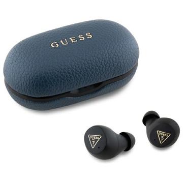 Căști True Wireless Guess Grained Classic Logo - Albastru