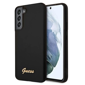 Husă Samsung Galaxy S22+ 5G - Guess Silicone Script - Negru