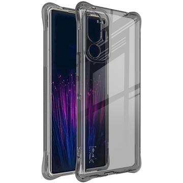 Husă TPU HTC U24 Pro - Imak Drop-Proof - Transparent Negru